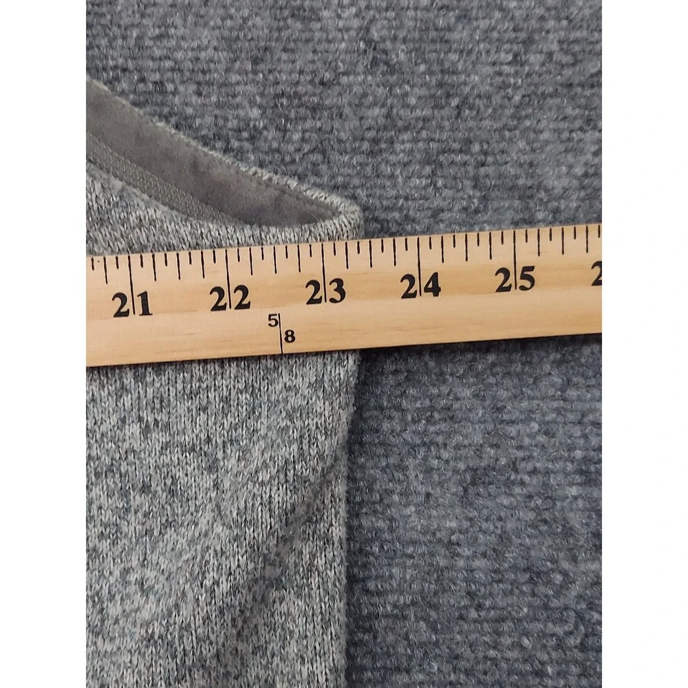 Patagonia Better Sweater Vest Mens XL Full Zip Tech Pockets Heathered Gray Mock - Picture 9 of 10
